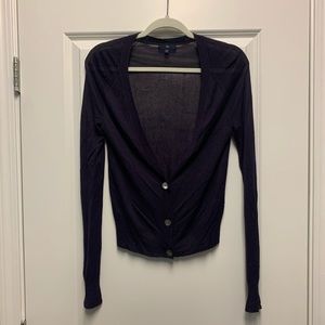 GAP Purple Cardigan